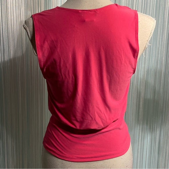 Pink Sleeveless Cowl Neck Top Size Small - Picture 9 of 11